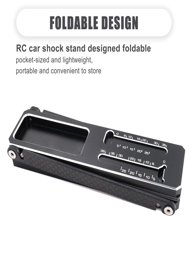 HOPLEX Multi-Function Aluminum RC Car Shock Stand Shock Absorber Rack Holder w/Magnetic Strip Articulation Shock Stand Professional RC Part for 1/10 on-Road/Off-Road 1/8 on-Road/GT - Image 5